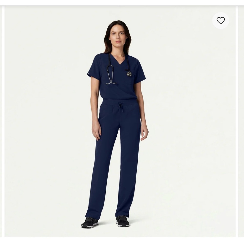 Jaanuu Essential Knit-Waist Scrub Pant